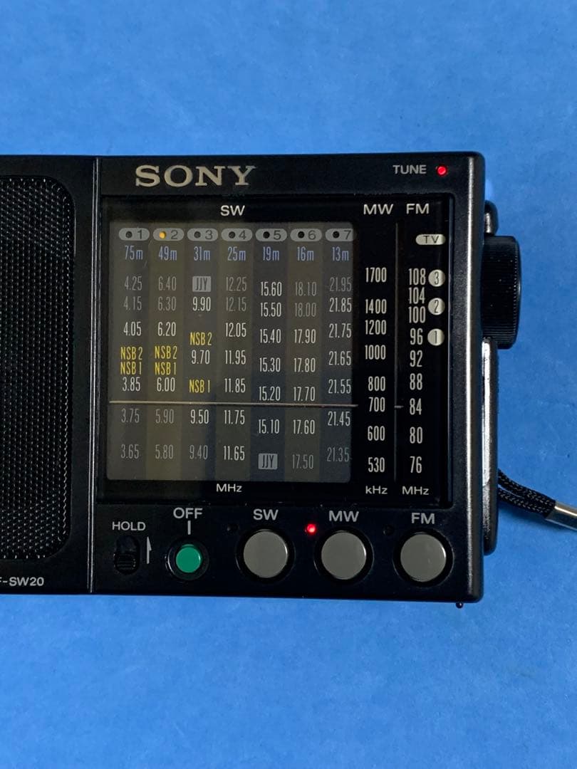 SONY 9 BANDS RECEIVER ICF-SW20 ポータブルラジオ