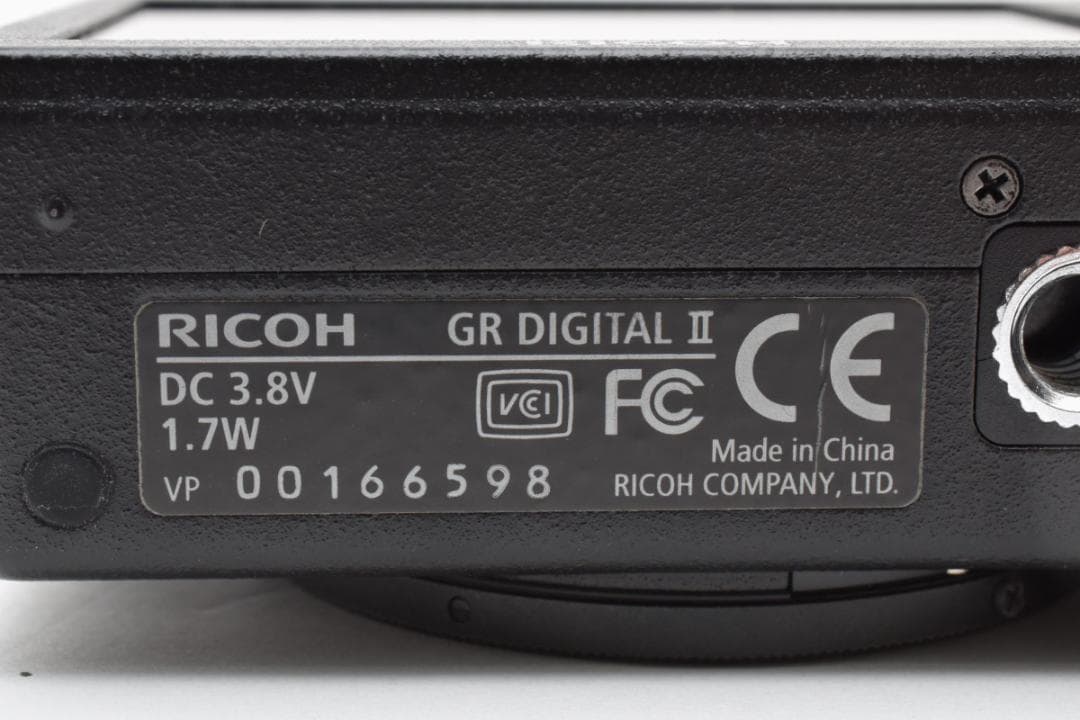 超美品 RICOH GR DIGITAL II コンパクトデジタル M693