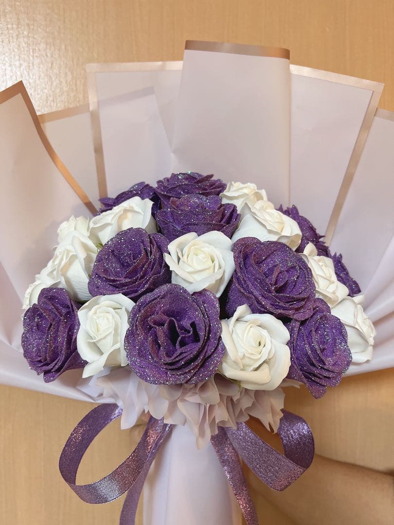 ソープフラワー薔薇 お誕生日 ・記念日 プレゼント 花束