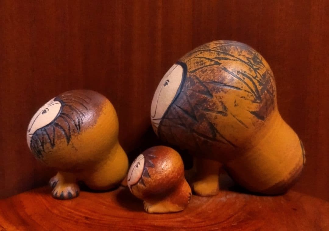 リサラーソン ライオン 大中小３点セット 北欧 美品