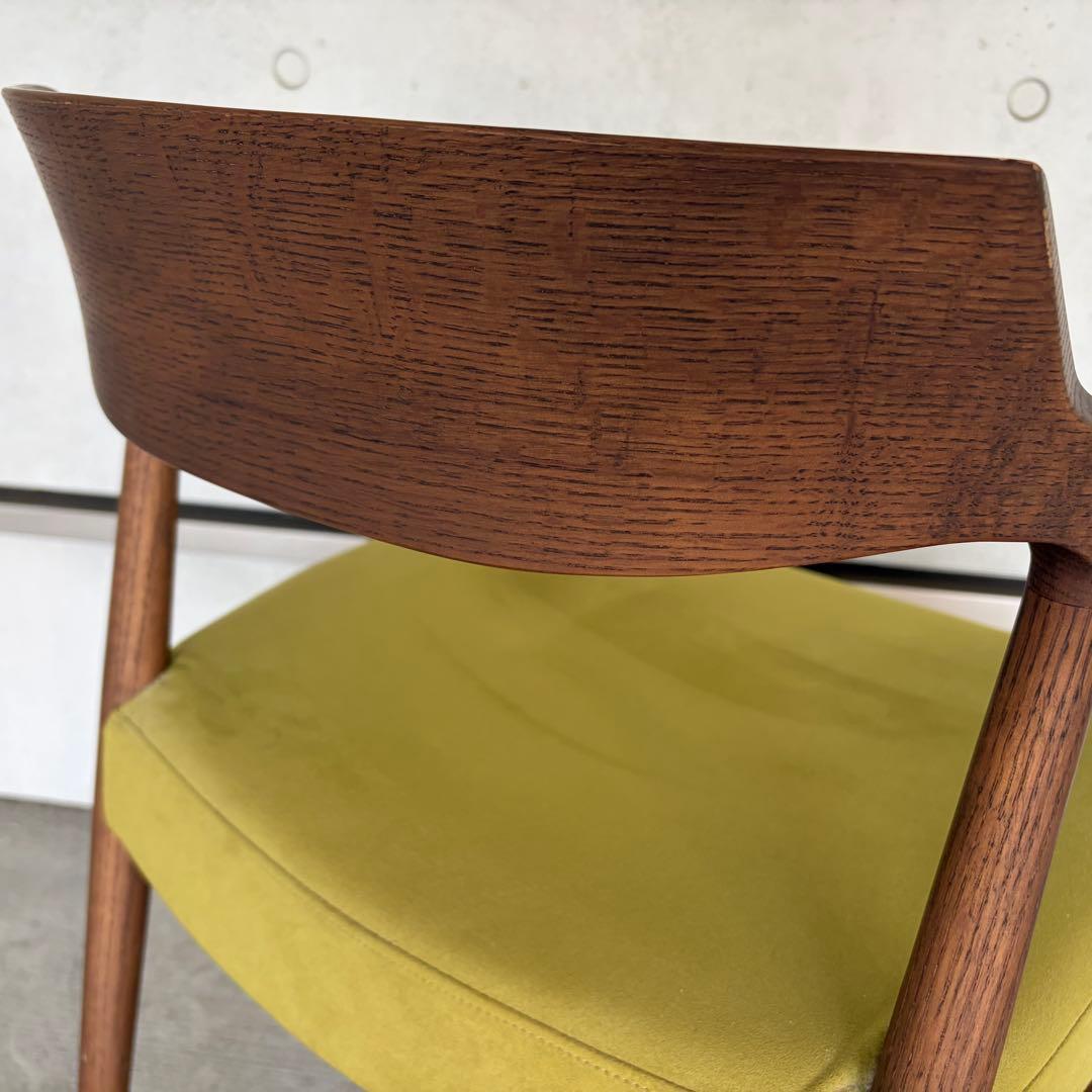 【美品】① shirakawa シラカワ木工 ブランコ アームチェア 飛騨家具