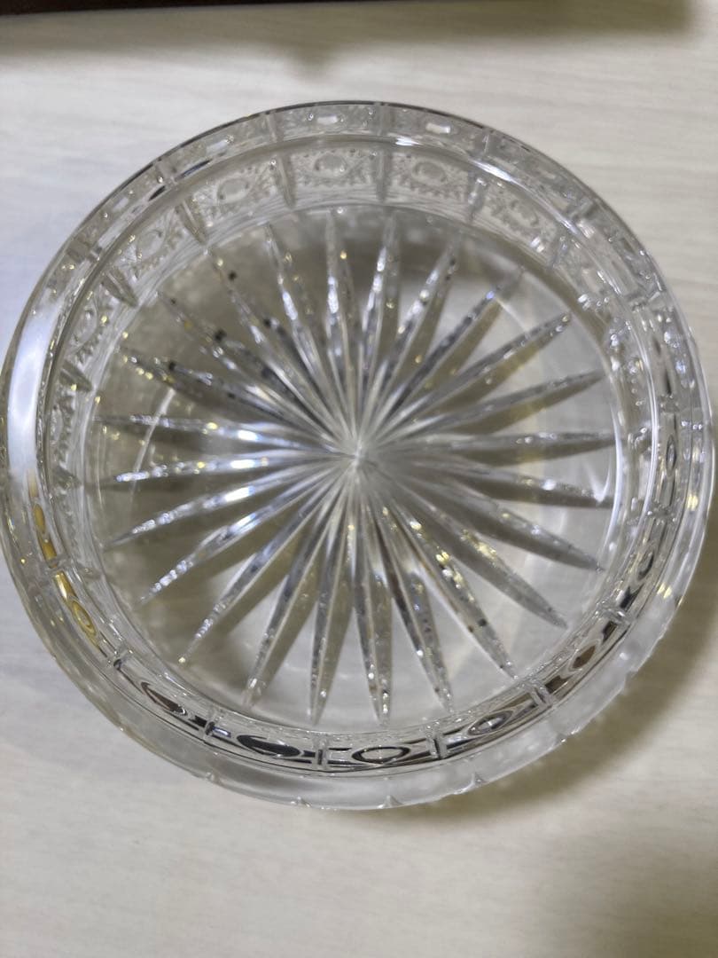 BOHEMIA クリスタルガラス 菓子入れ