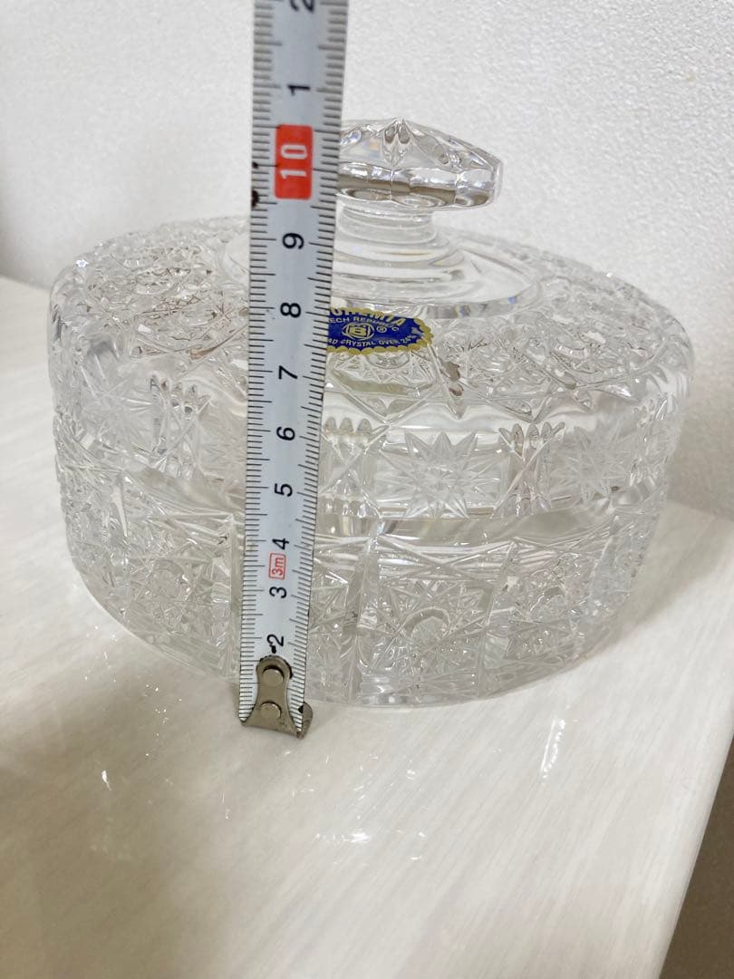 BOHEMIA クリスタルガラス 菓子入れ