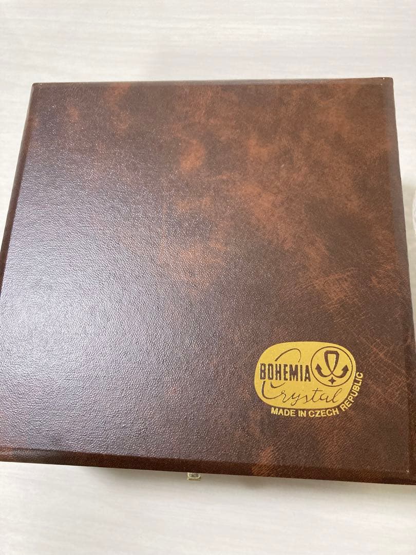 BOHEMIA クリスタルガラス 菓子入れ