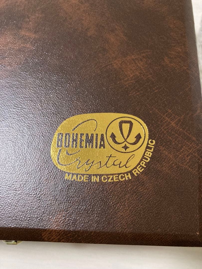 BOHEMIA クリスタルガラス 菓子入れ