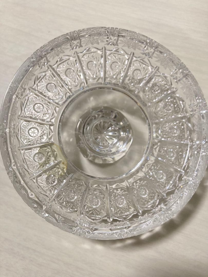 BOHEMIA クリスタルガラス 菓子入れ