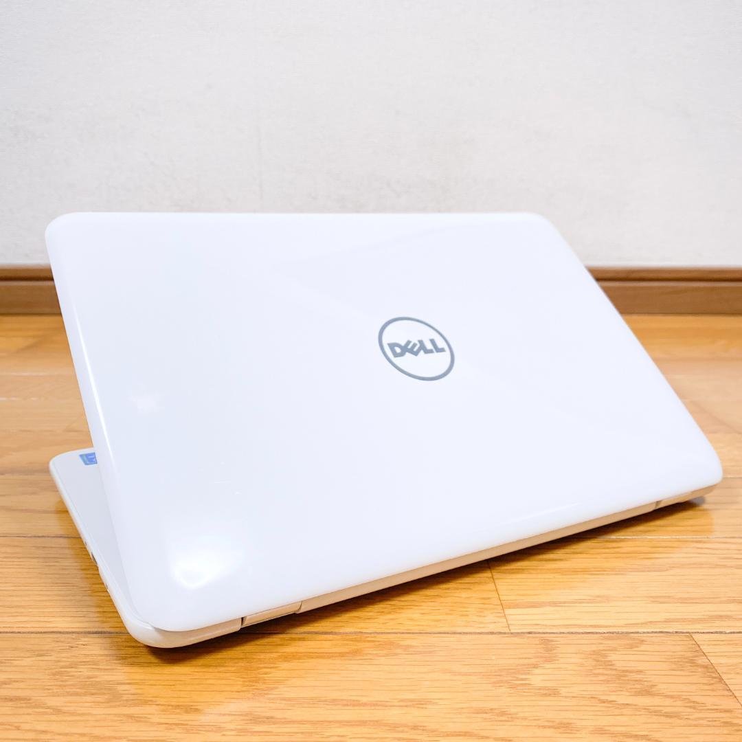 オフィス2021✨白で可愛いDELL小型ノートパソコン SSD カメラ 薄型軽量
