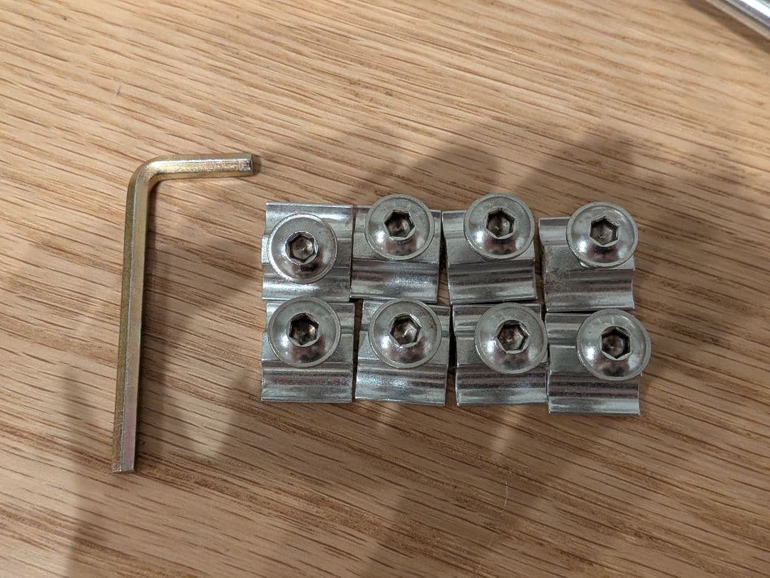 【良品】 無印良品 MUJI ステンレスユニットシェルフ　工具付