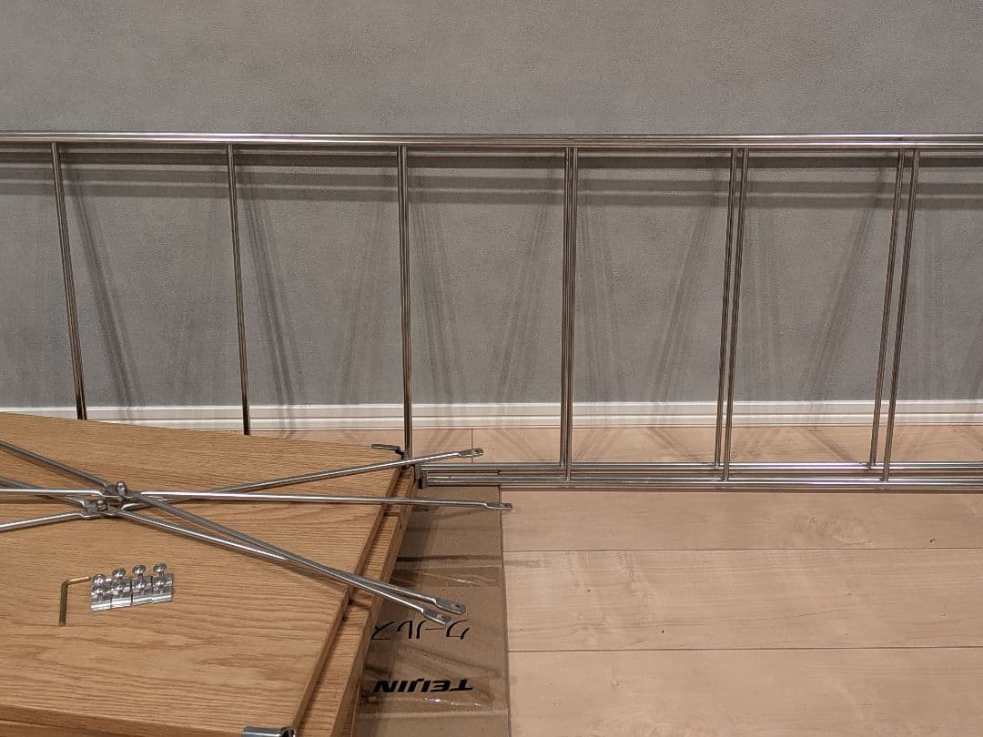 【良品】 無印良品 MUJI ステンレスユニットシェルフ　工具付