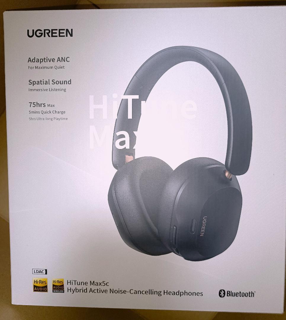 ⭕新品【UGREEN ワイヤレスヘッドホン HiTune Max5c 】黒色