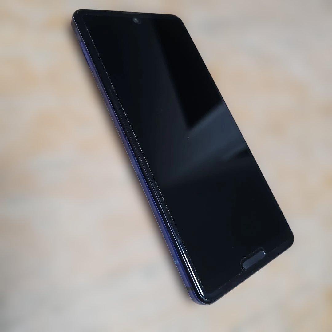 ドコモ限定色ブルー シャープSHARPアクオスAQUOSセンス4 sense4