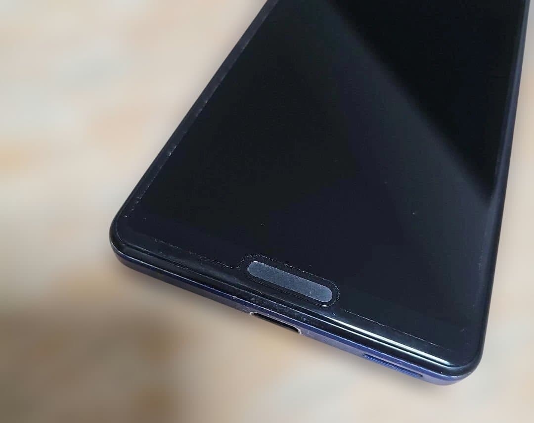 ドコモ限定色ブルー シャープSHARPアクオスAQUOSセンス4 sense4