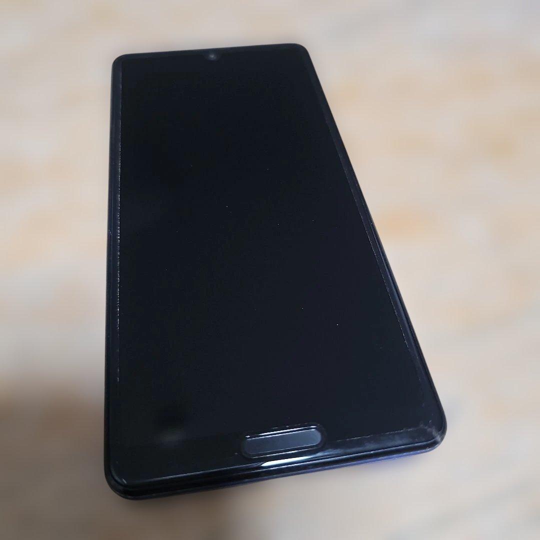 ドコモ限定色ブルー シャープSHARPアクオスAQUOSセンス4 sense4