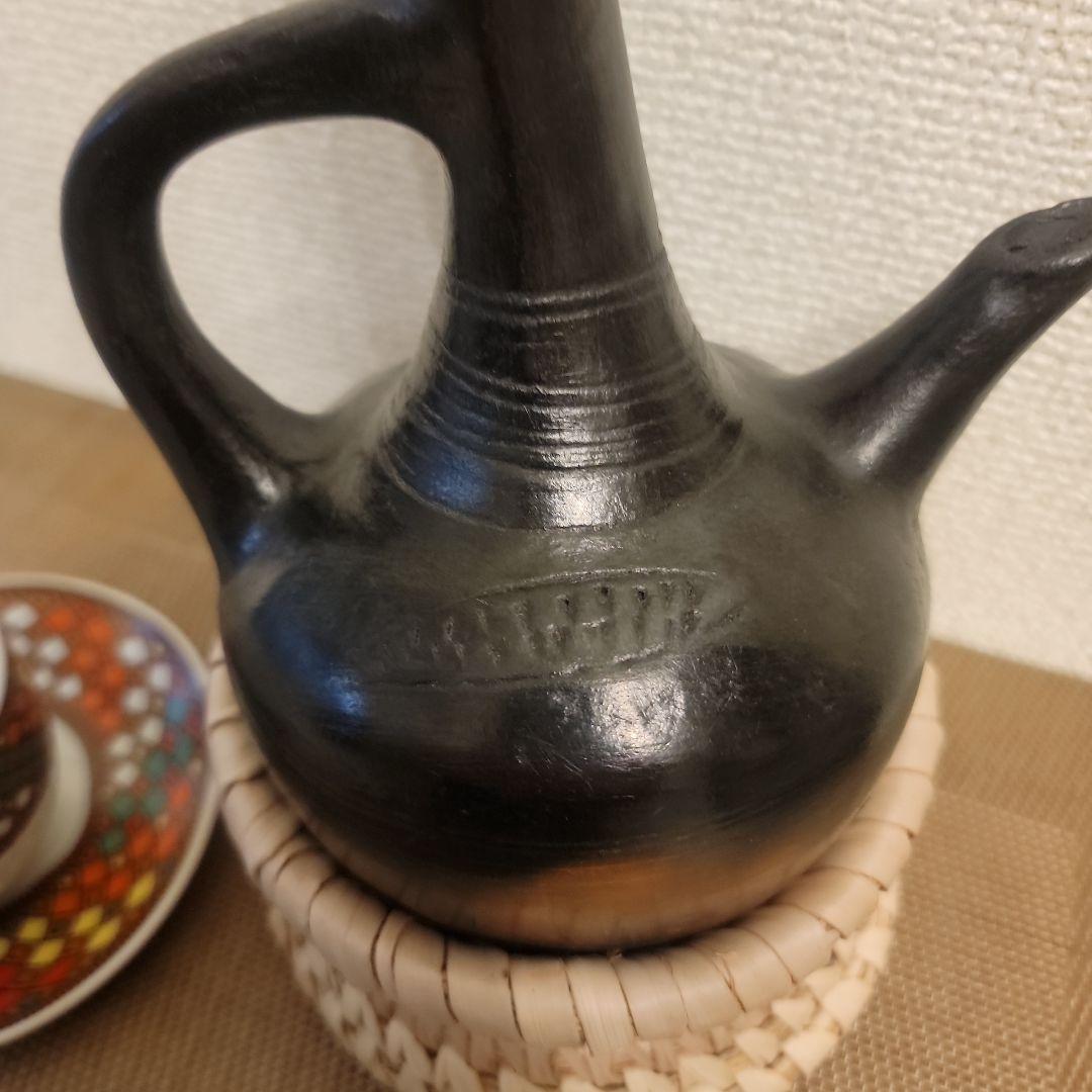 エチオピア　コーヒー　コーヒーポット　ジャバナ　コーヒカップセット