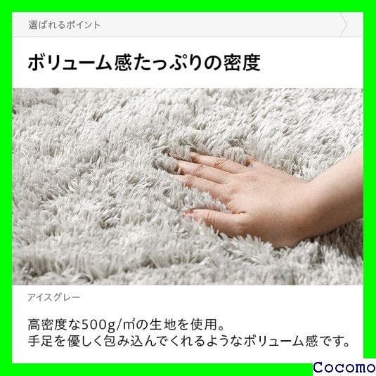 《送料無料》 ラグ 夏用 冬用 ホットカーペット 洗える g シャギーラグ 4