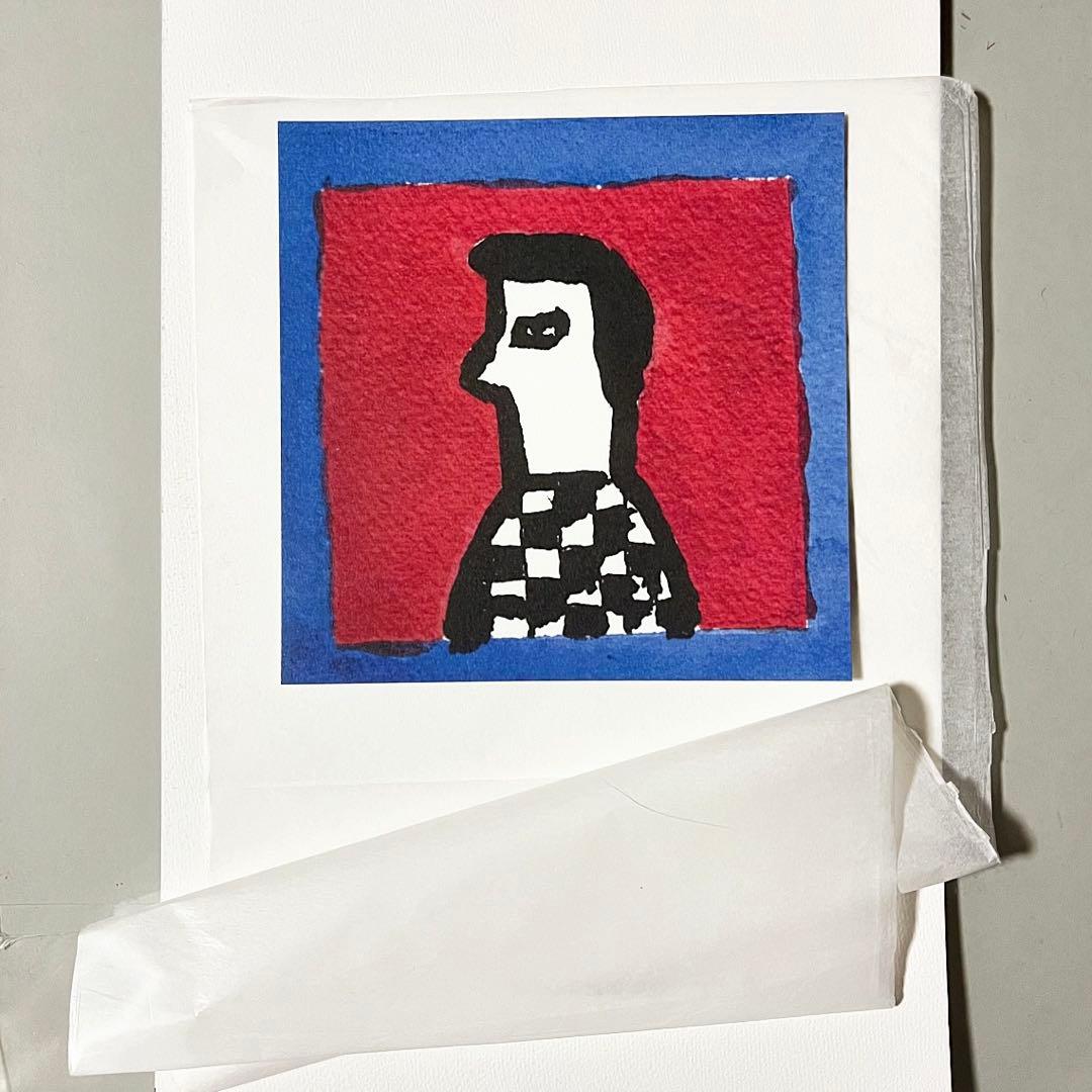 生誕100年柚木沙弥郎展日本民藝館隅ポスター限定型染めIDEE染色家新品芹沢銈介