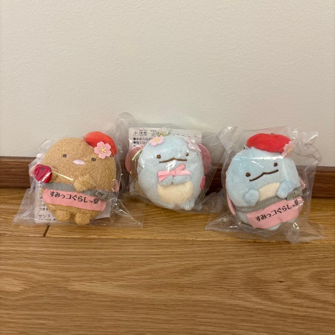 すみっコぐらし 善光寺 とかげ とんかつ さくら ようせい てのりぬいぐるみ