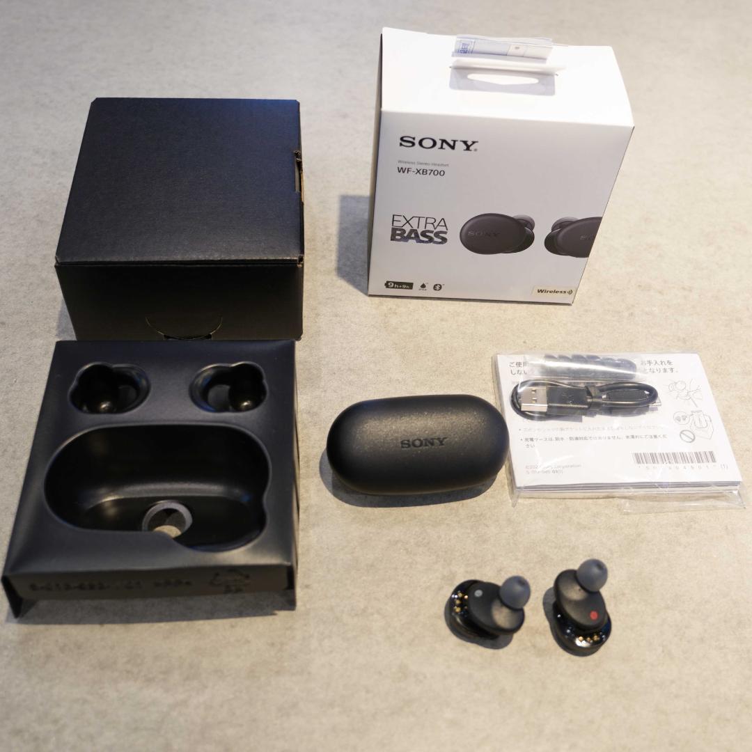 SONY WF-XB700 ワイヤレスイヤホン【美品】