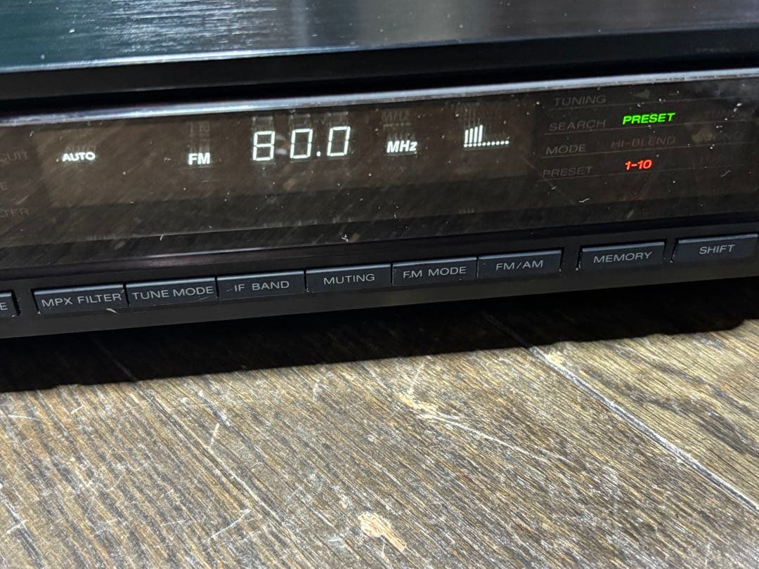 昭和レトロ FM/AM チューナー ST-S333ESXII SONY