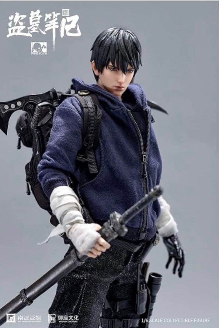 訳あり 張起霊 盗墓筆記 RingToys 1/6 アクションフィギュア 刺青