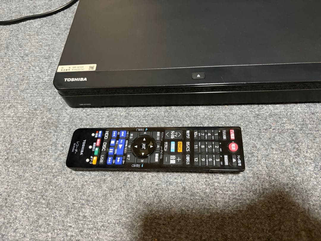 TOSHIBA REGZA DBR-W2009 2TB 2番組同時録画 美品