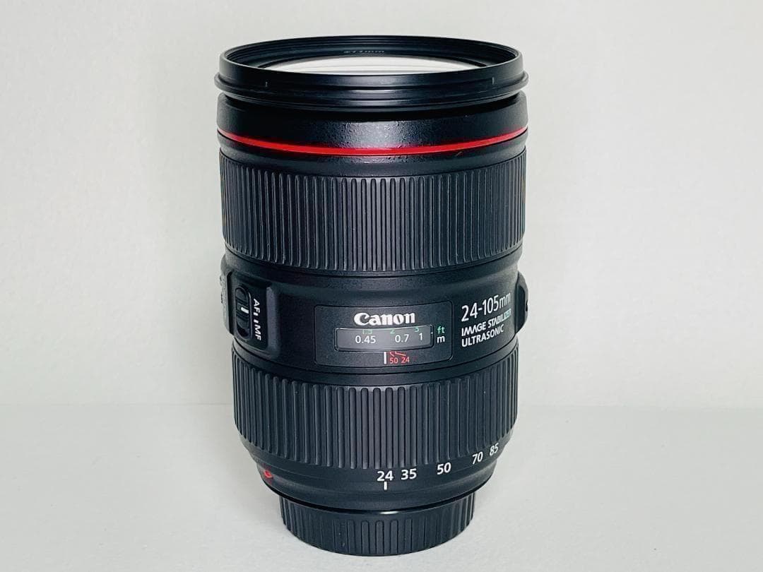 美品 Canon EF24-105mm F4L IS II レンズフィルター付き