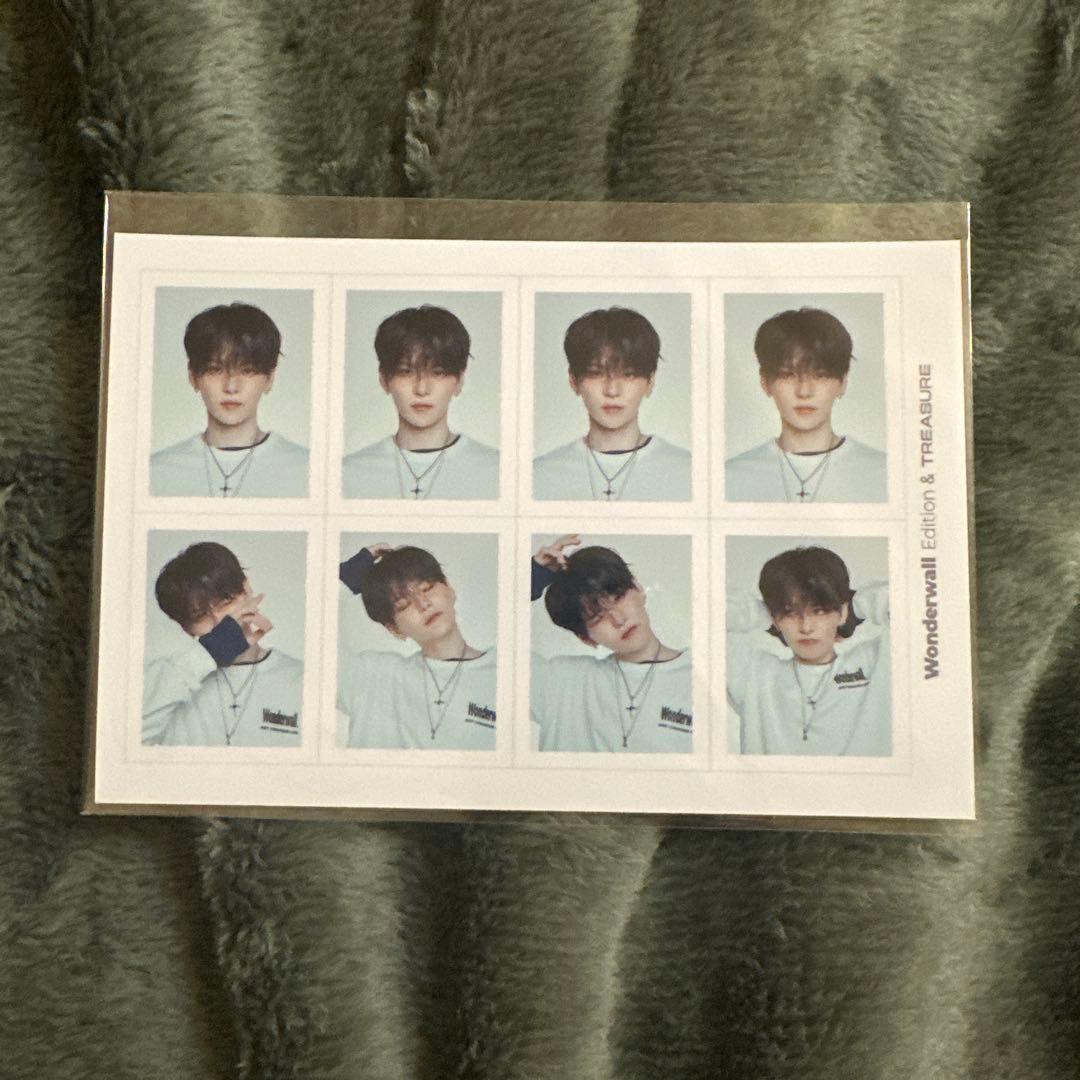 TREASURE wonderwall ヨシ 証明写真　トレカ