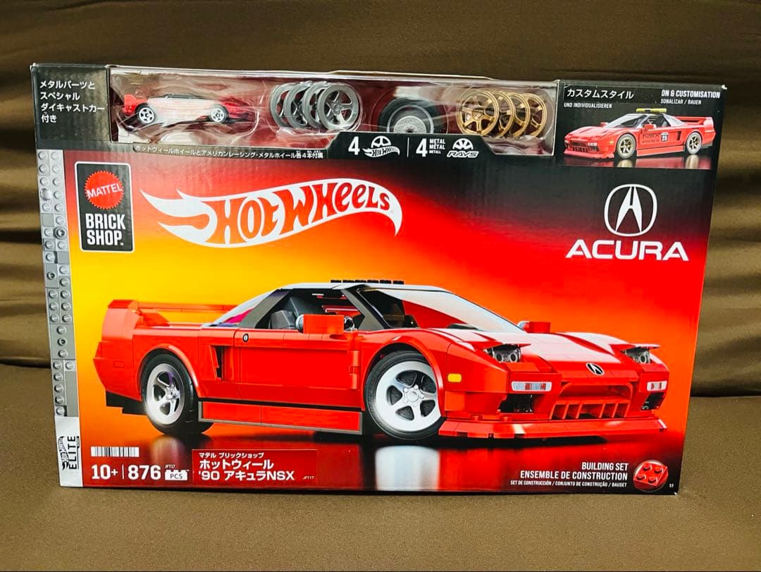 【新品未使用】ブリックショップ ホットウィール '90 アキュラ nsx