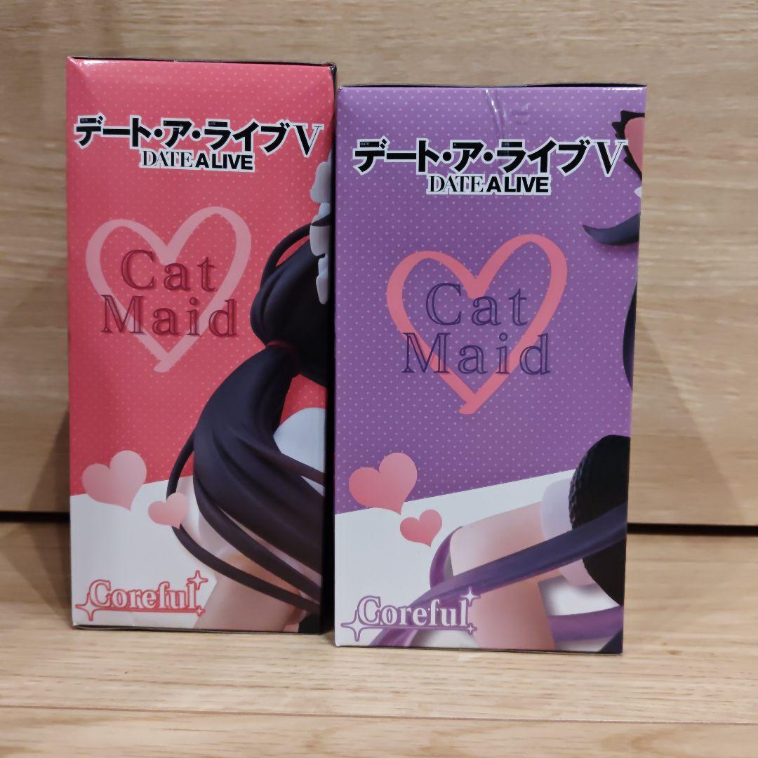 デート・ア・ライブ 時崎狂三 夜刀神十香 猫耳メイド 通常＆タイクレ限定