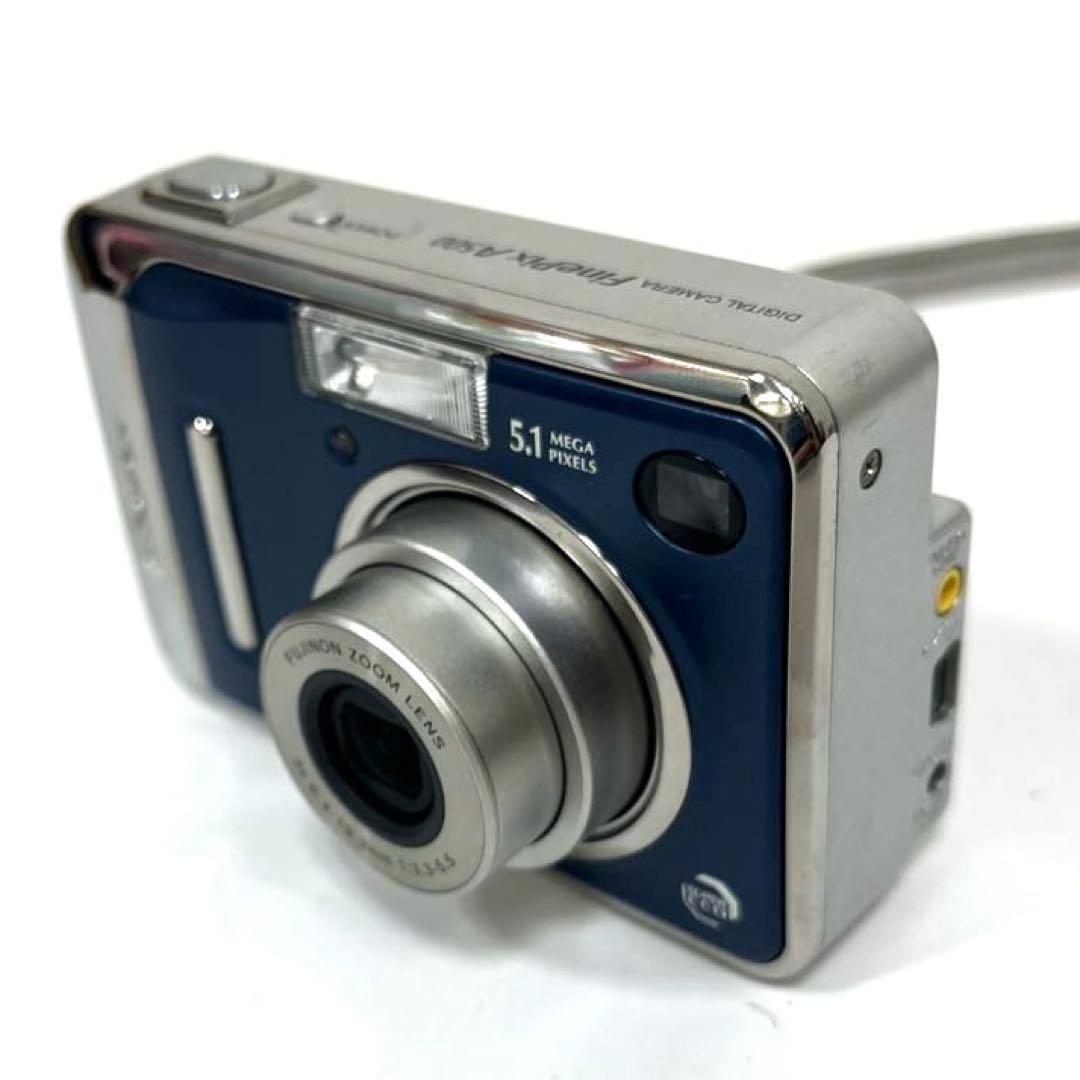 【動作確認済】FUJIFILM FinePix A500 デジカメ ブルー