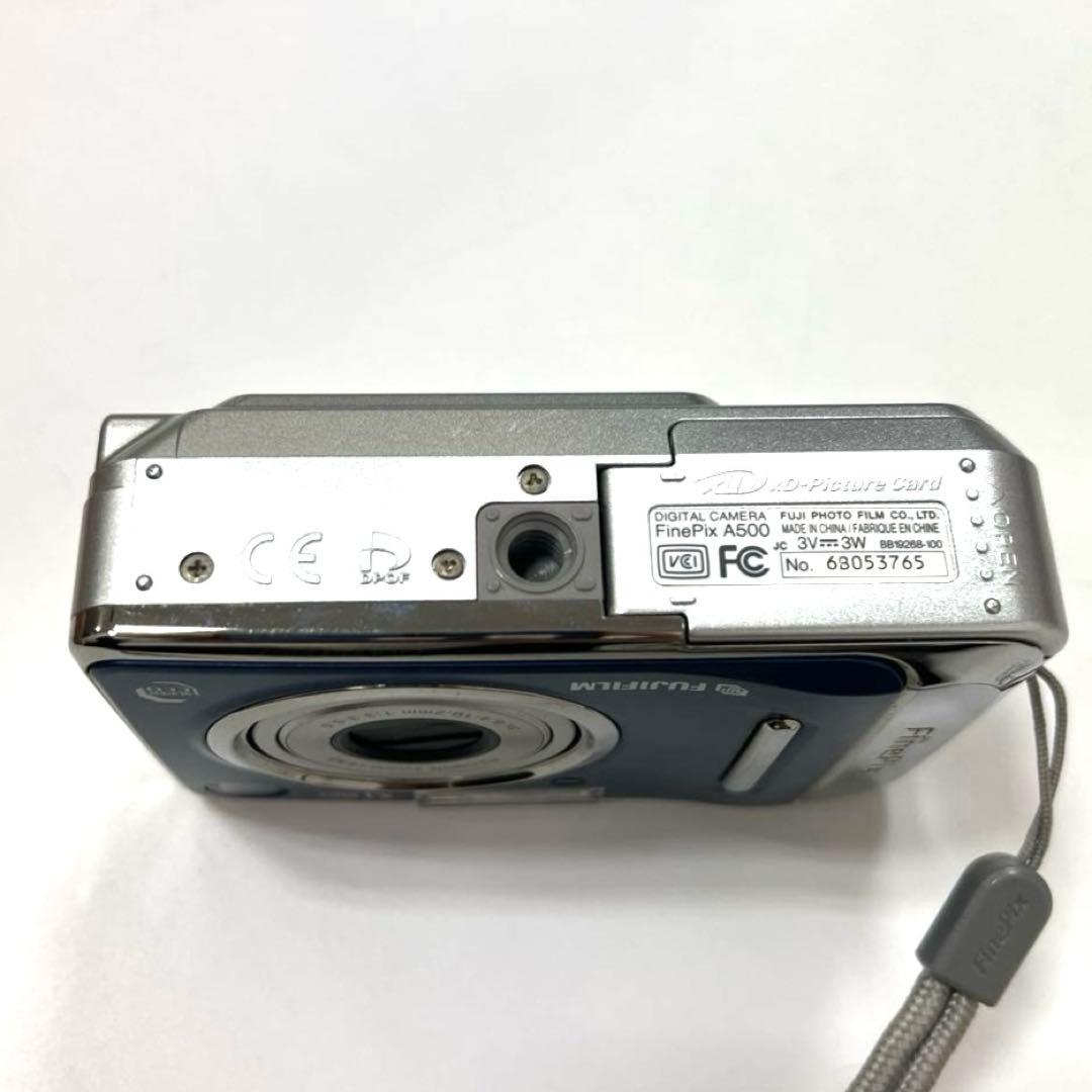 【動作確認済】FUJIFILM FinePix A500 デジカメ ブルー