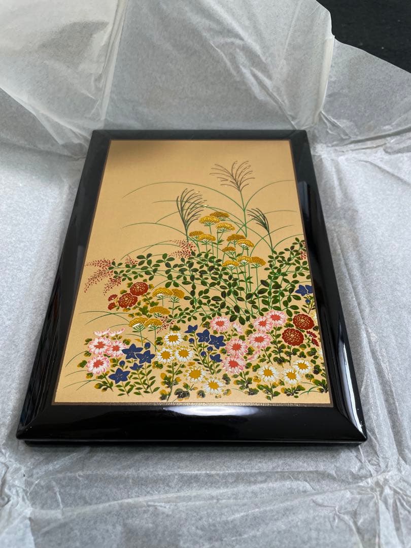 漆器　漆塗り　友禅秋草　アドレスブック