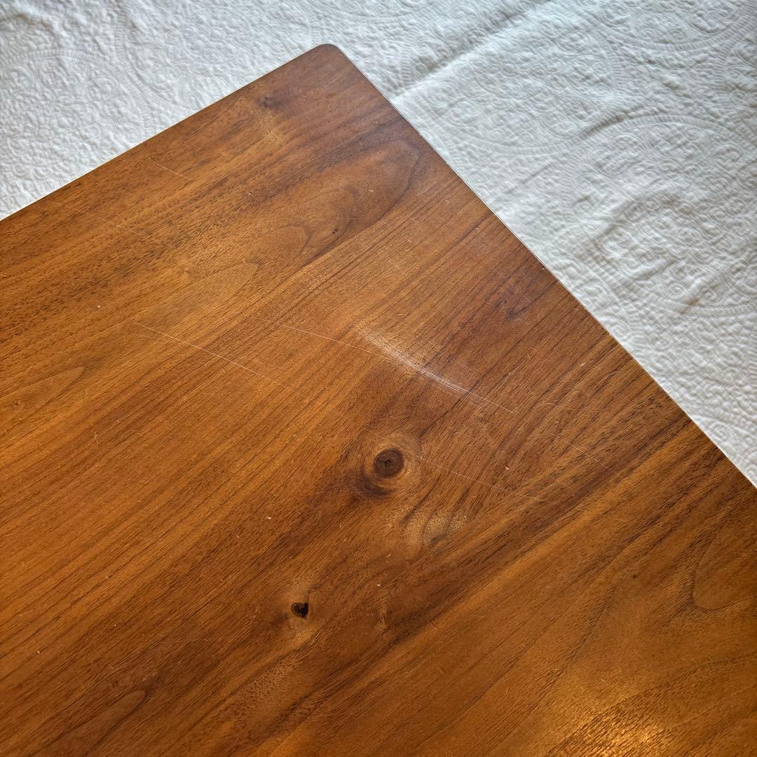 無垢材　ウォールナット　ローテーブル ちゃぶ台