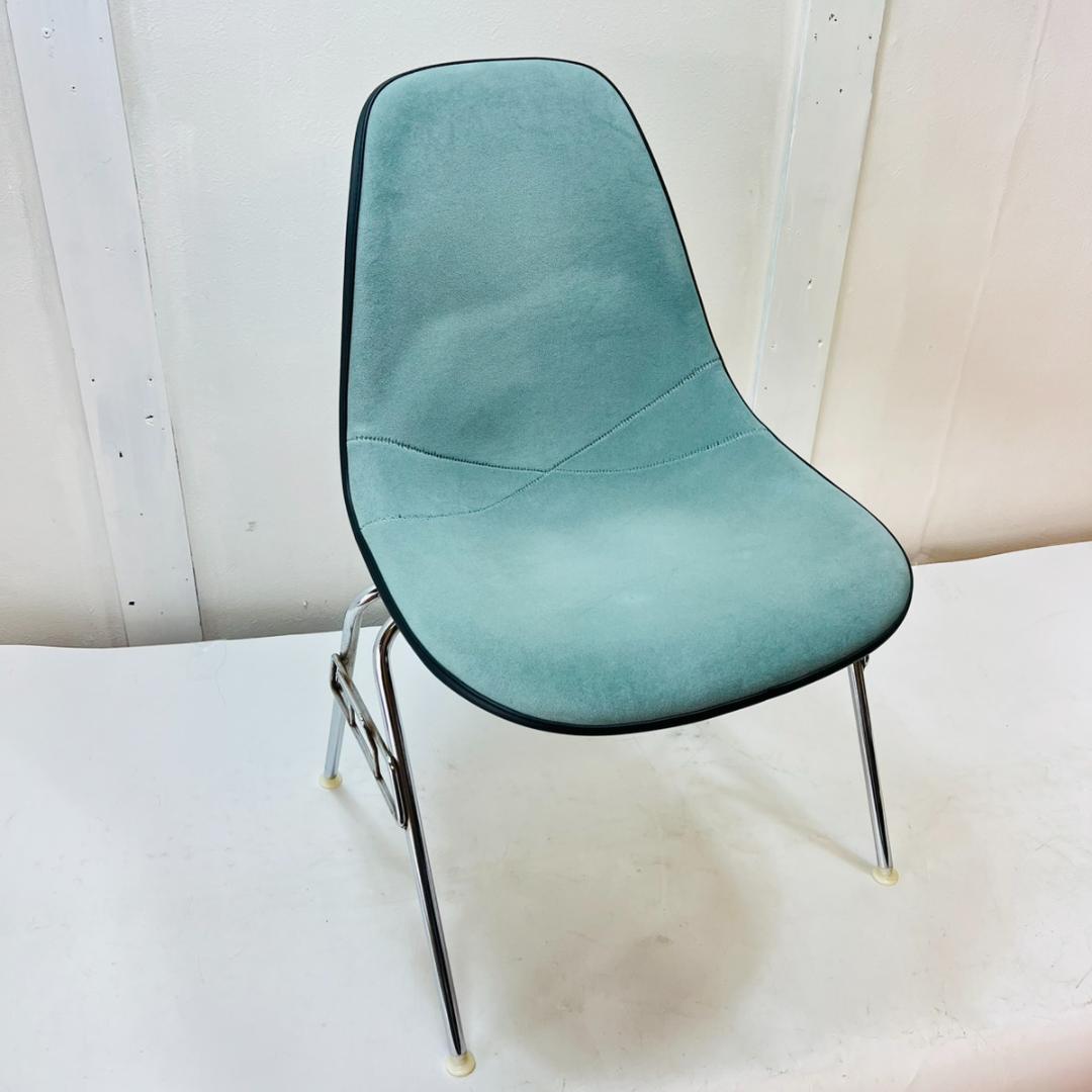 Hermanmiller イームズ サイドシェルチェア ダルブルー 1987年製