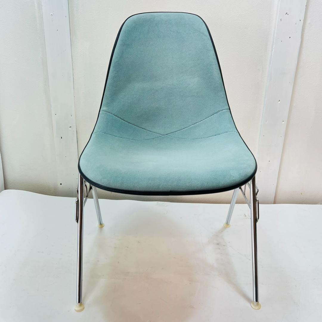Hermanmiller イームズ サイドシェルチェア ダルブルー 1987年製
