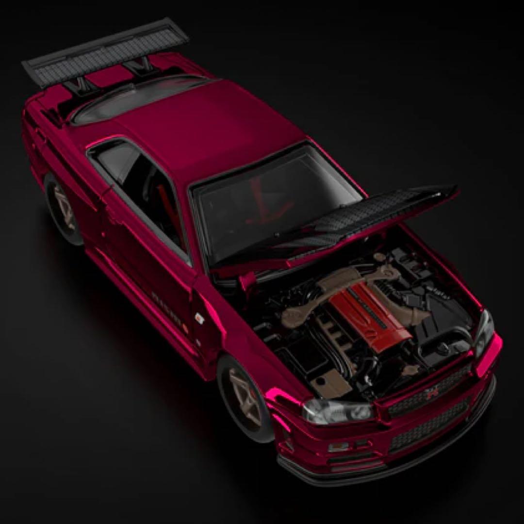 ミニカー Nissan Skyline GT-R BNR34 RLC