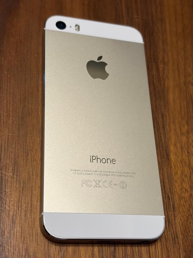 Apple iPhone 5s 64GB ゴールド 白ロム