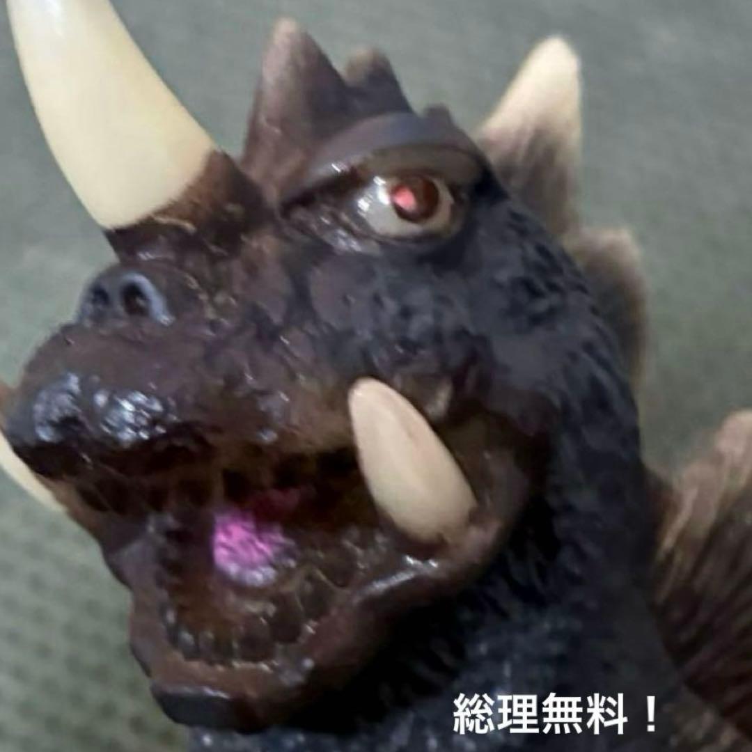 珍■ マルサン マルモン キングゴドラス ソフビ 蓄光 / オリジナル怪獣