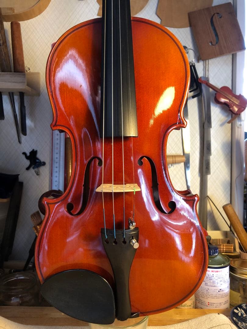 【駒&魂柱調整済】Suzuki分数バイオリンNo200 3/4 2008