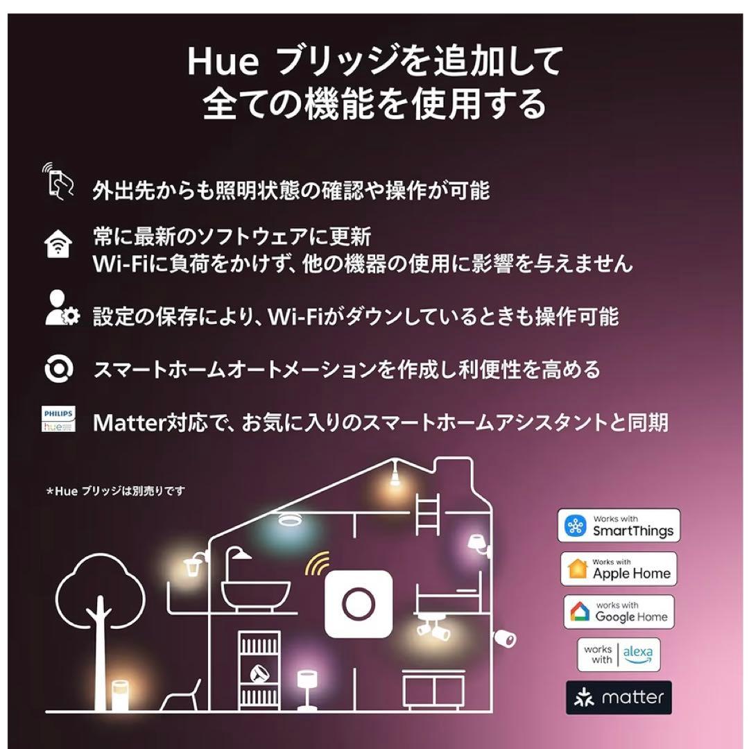 新品 Philips Hue E26 1600lm Matter対応