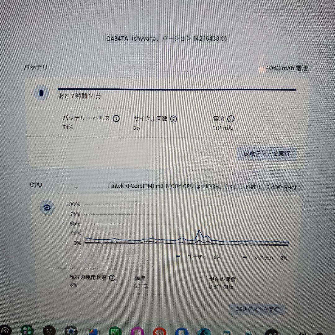 ASUS C434TA Chromebook クロームブック ノートパソコン