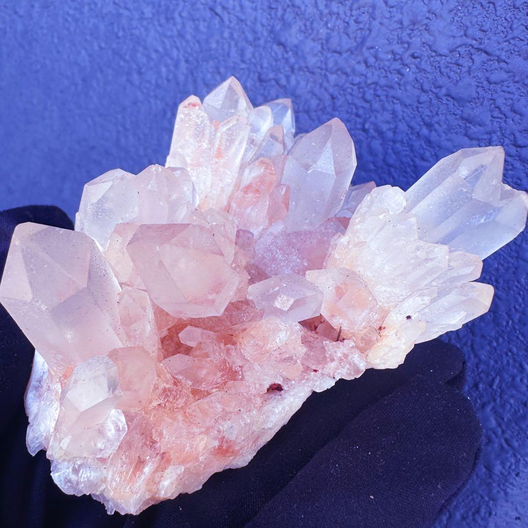 爆アレ❗️可愛いピンク♡超綺麗マダガスカル産パイナップルピンククラスターA1474