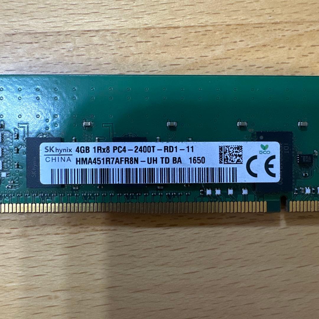 SK hynix 4GBx8 32GB DDR4 メモリ 2400MT/s