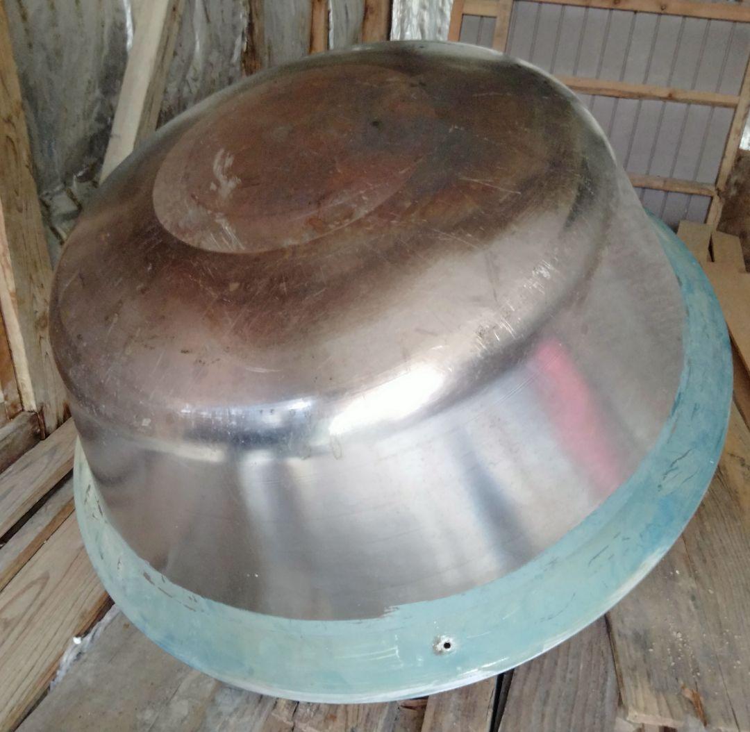 90cm 巨大 ステンレス 平釜 特大 大鍋 大釜 炊き出し 調理 器具 釜