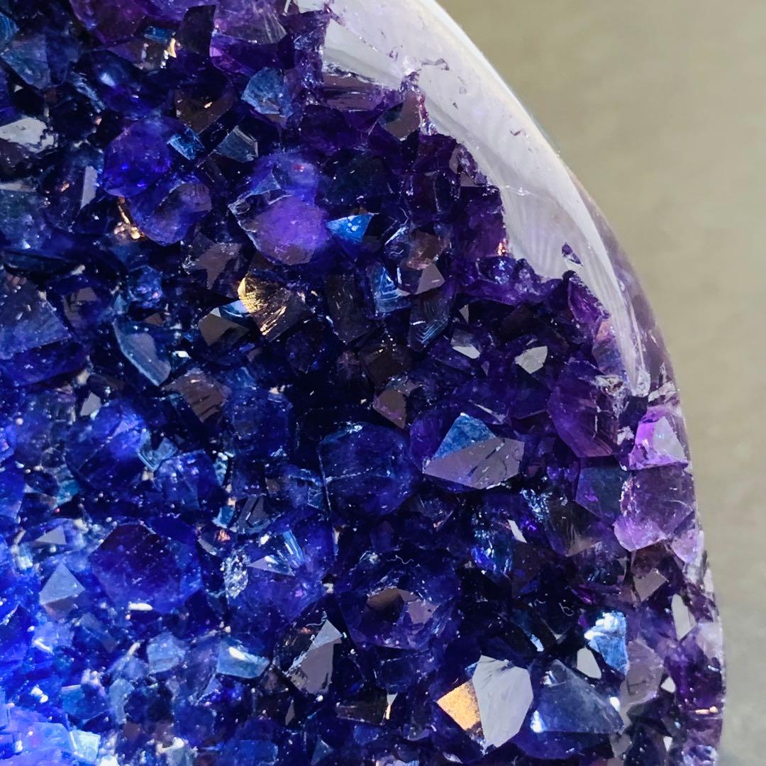 アメジストエッグクラスター　風水　紫水晶洞　No.266 開運　浄化用