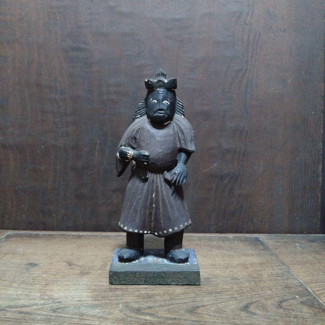 木彫柴又帝釈天　日蓮　葛飾区　男はつらいよ　古美術骨董古道具　仏像