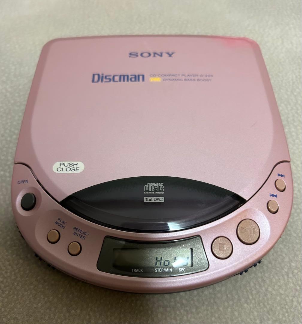 SONY Discman D-223 ピンク