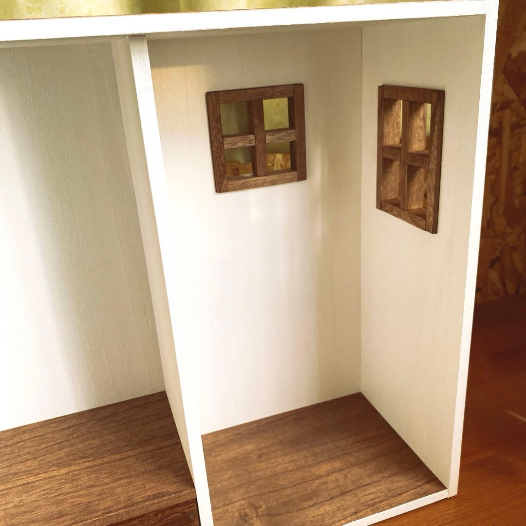 ❤︎おうち型人形用木製収納ケース　ブライス　アイシードール　パオラドール　パオラレ