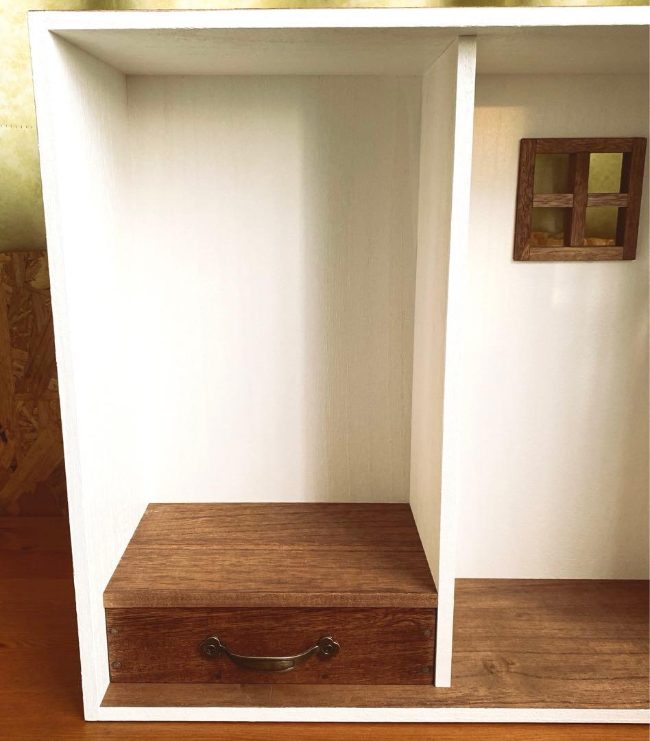 ❤︎おうち型人形用木製収納ケース　ブライス　アイシードール　パオラドール　パオラレ