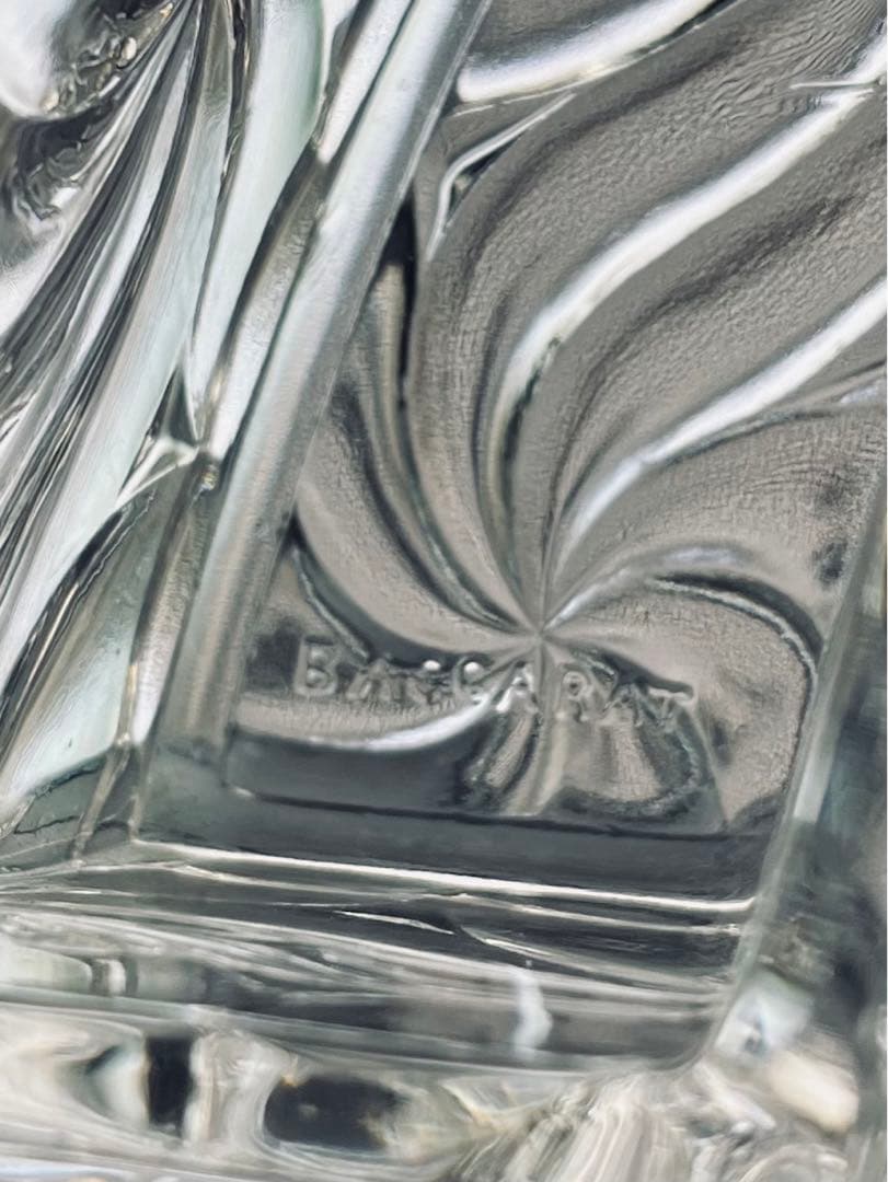 BACCARAT バカラ /※大型センターピース　29cm×15cm 花器　薔薇